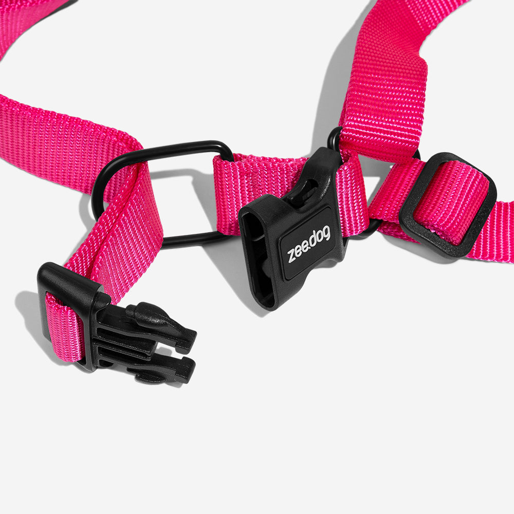 Arnés Soft-Walk para Perros Jaladores Pink Led