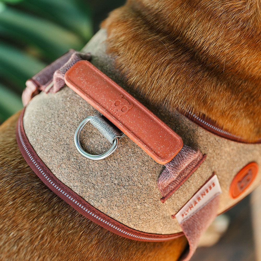 Pechera FlyHarness para Perros Naturals Cocoa