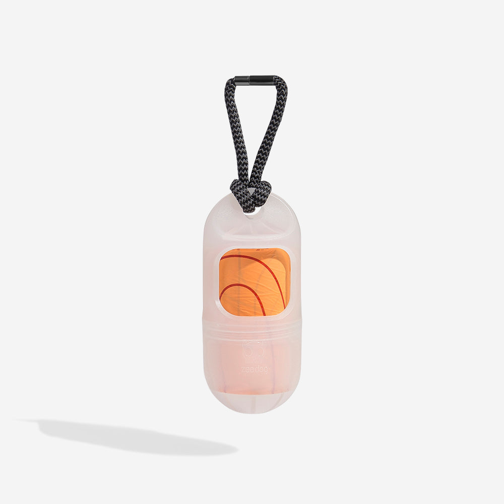 Dispensador de Bolsas Higiénicas Transparente +1 Rollo