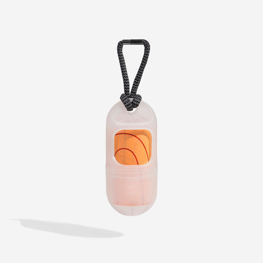 Dispensador de Bolsas Higiénicas Transparente +1 Rollo