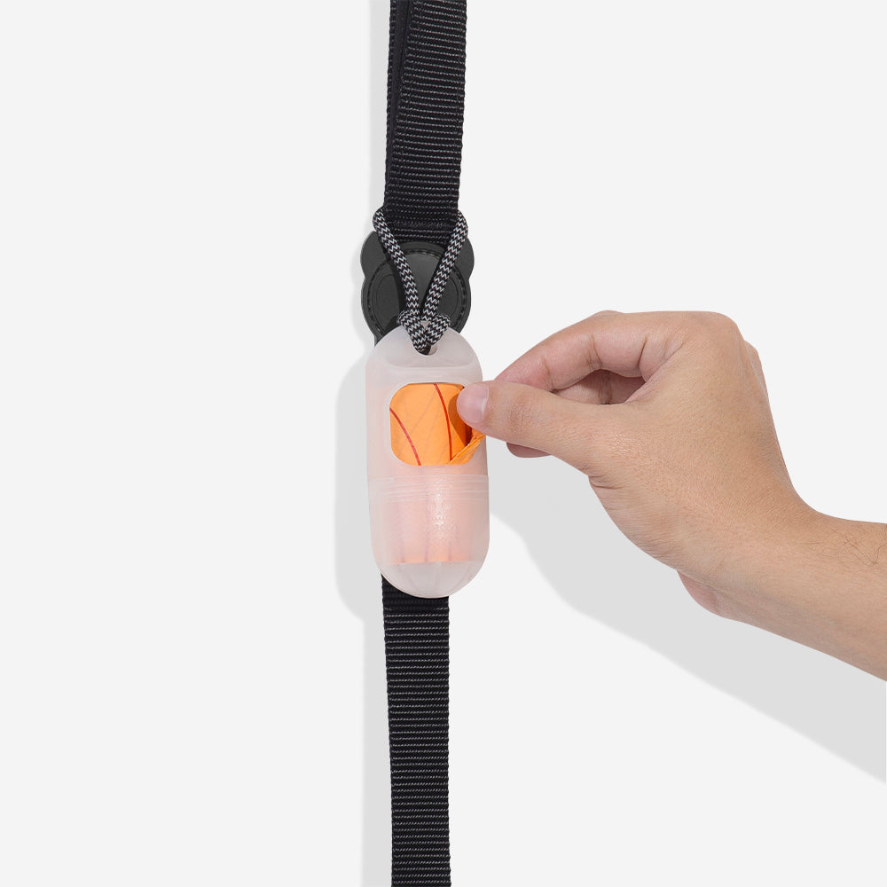 Dispensador de Bolsas Higiénicas Transparente +1 Rollo