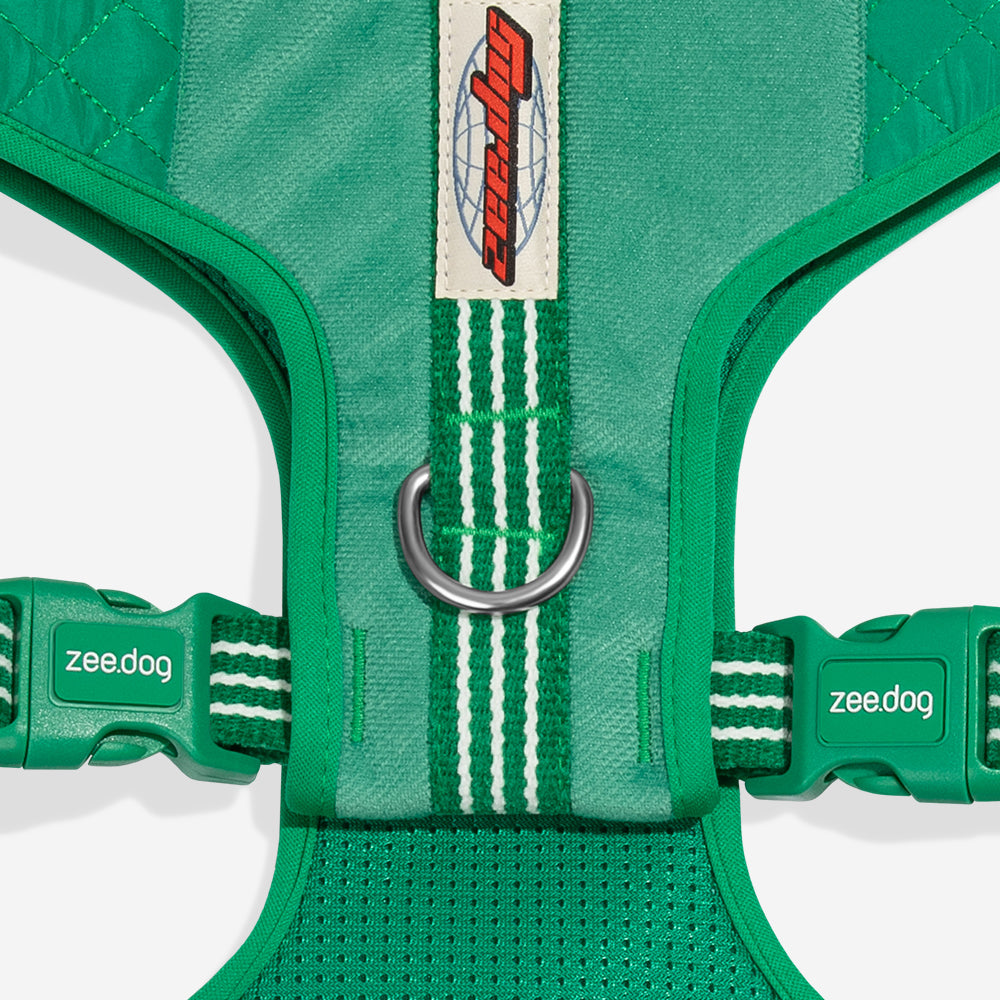 Pechera Air Mesh Ajustable para Perros Velvet Vibes Vert