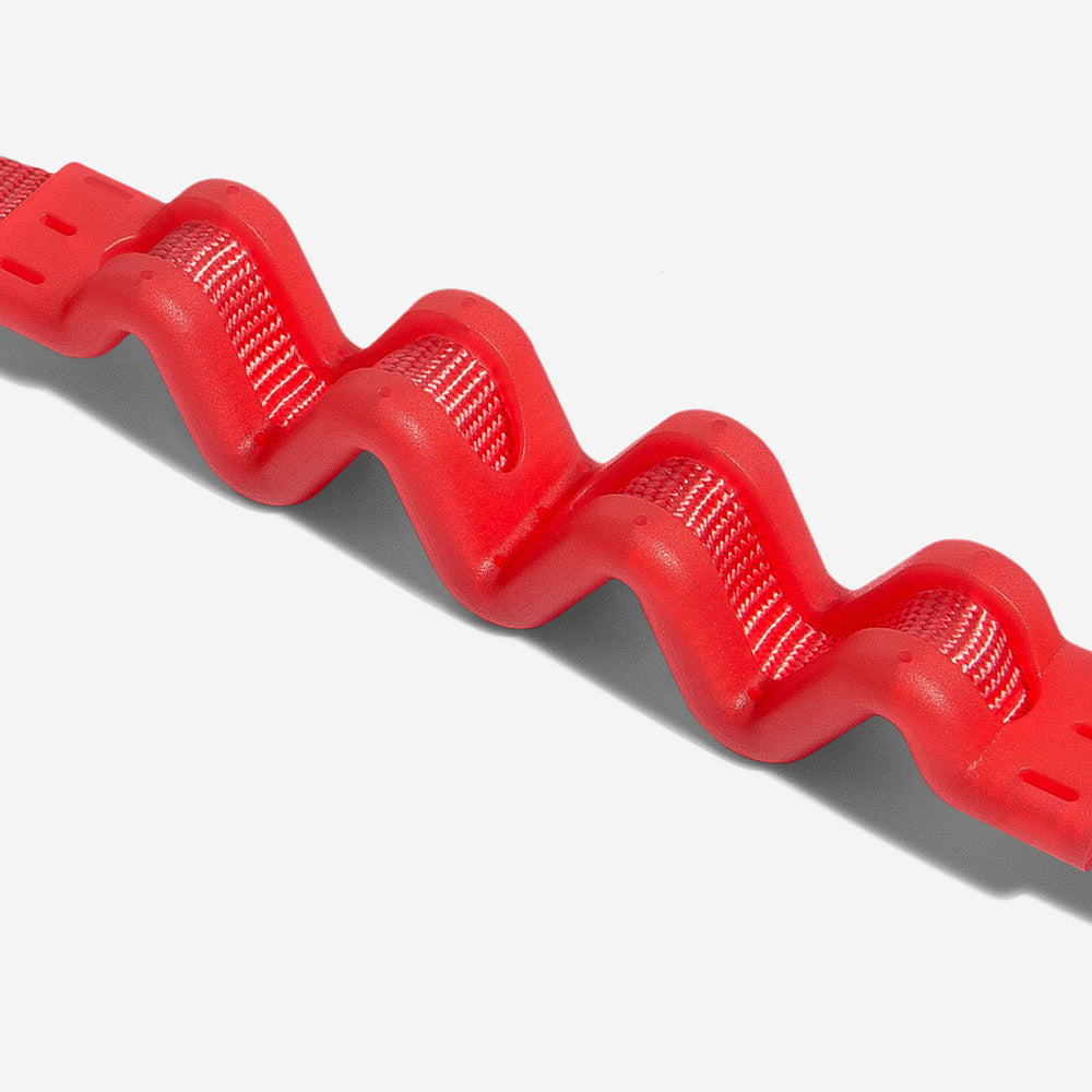 Correa Ruff con Amortiguador para Perros Neon Coral