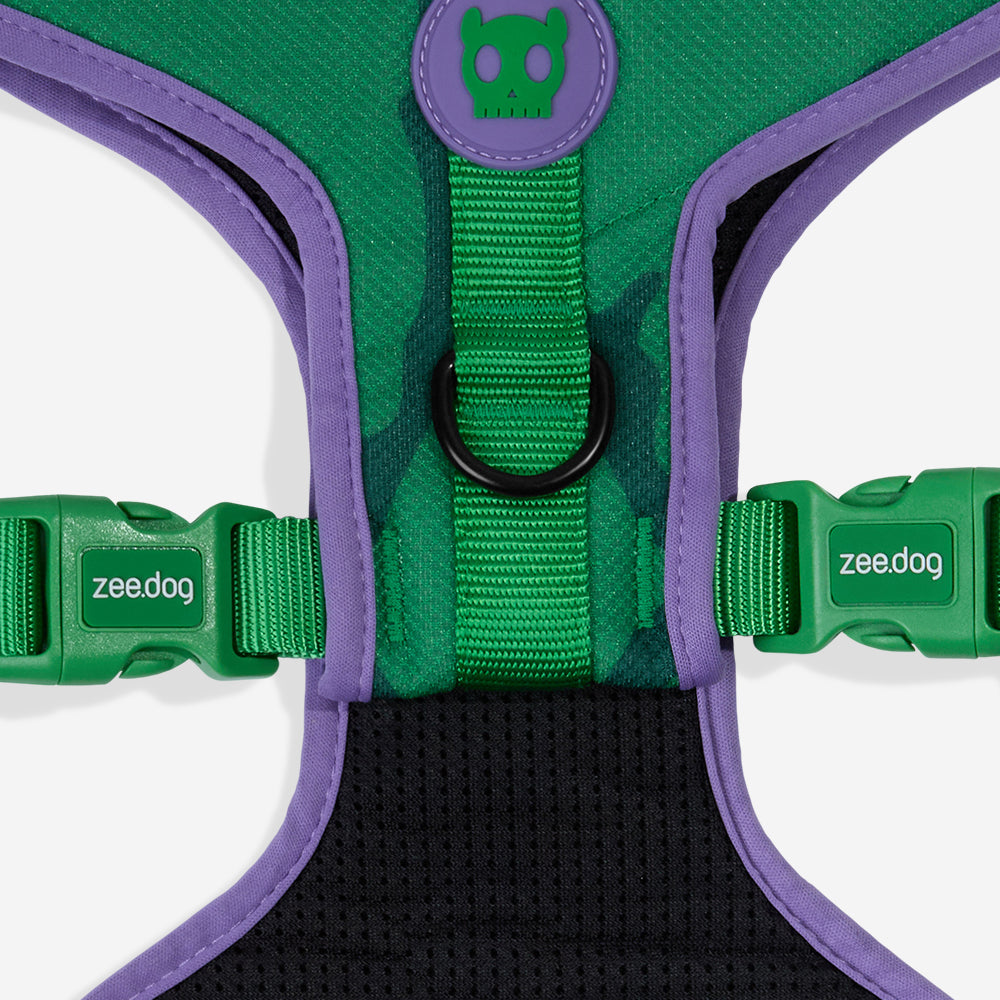 Pechera Air Mesh Ajustable para Perros Marvel Hulk