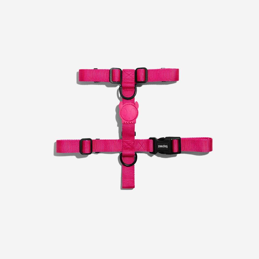H-Harness para Perros Pink Led
