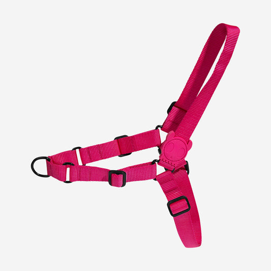 Arnés Soft-Walk para Perros Jaladores Pink Led