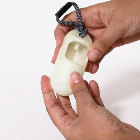 Dispensador de Bolsas Higiénicas Fluorescente +1 Rollo